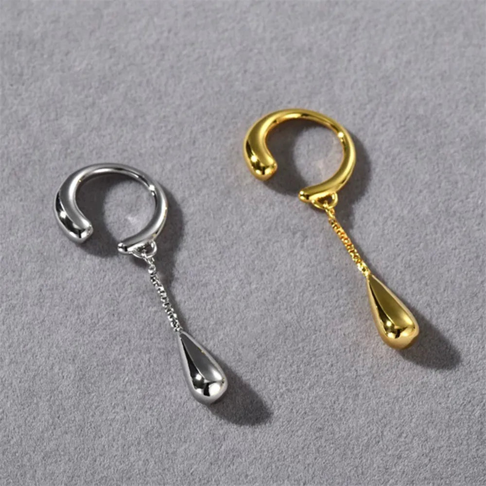 Simple Personality Tassel Drop Pendant Ear Bone Clip New Feminine Exquisite Party Accessories 2024