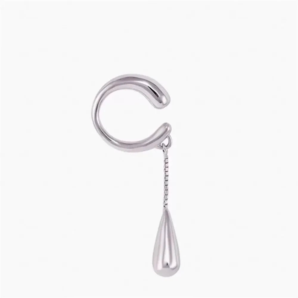 Simple Personality Tassel Drop Pendant Ear Bone Clip New Feminine Exquisite Party Accessories 2024