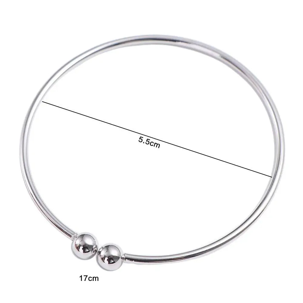 Best Quality Wholesale Silver Plated Bracelet Adjustable Bangles Fashion Jewelry Mens/Womens