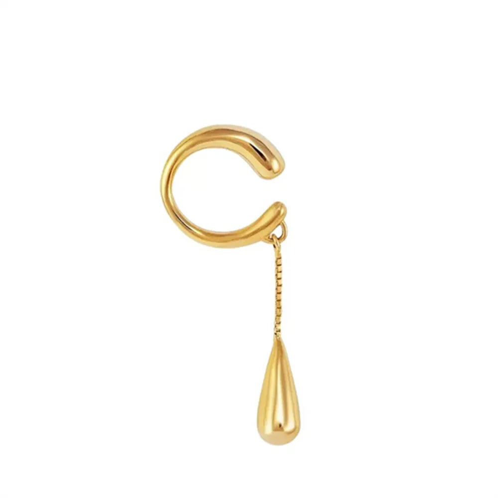 Simple Personality Tassel Drop Pendant Ear Bone Clip New Feminine Exquisite Party Accessories 2024