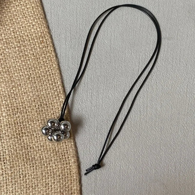 Modern Jewelry Pretty Design Lovely Round Beads Pendant Necklace For Women Girl Party Gifts Cool Trend Accessories Hot Selling