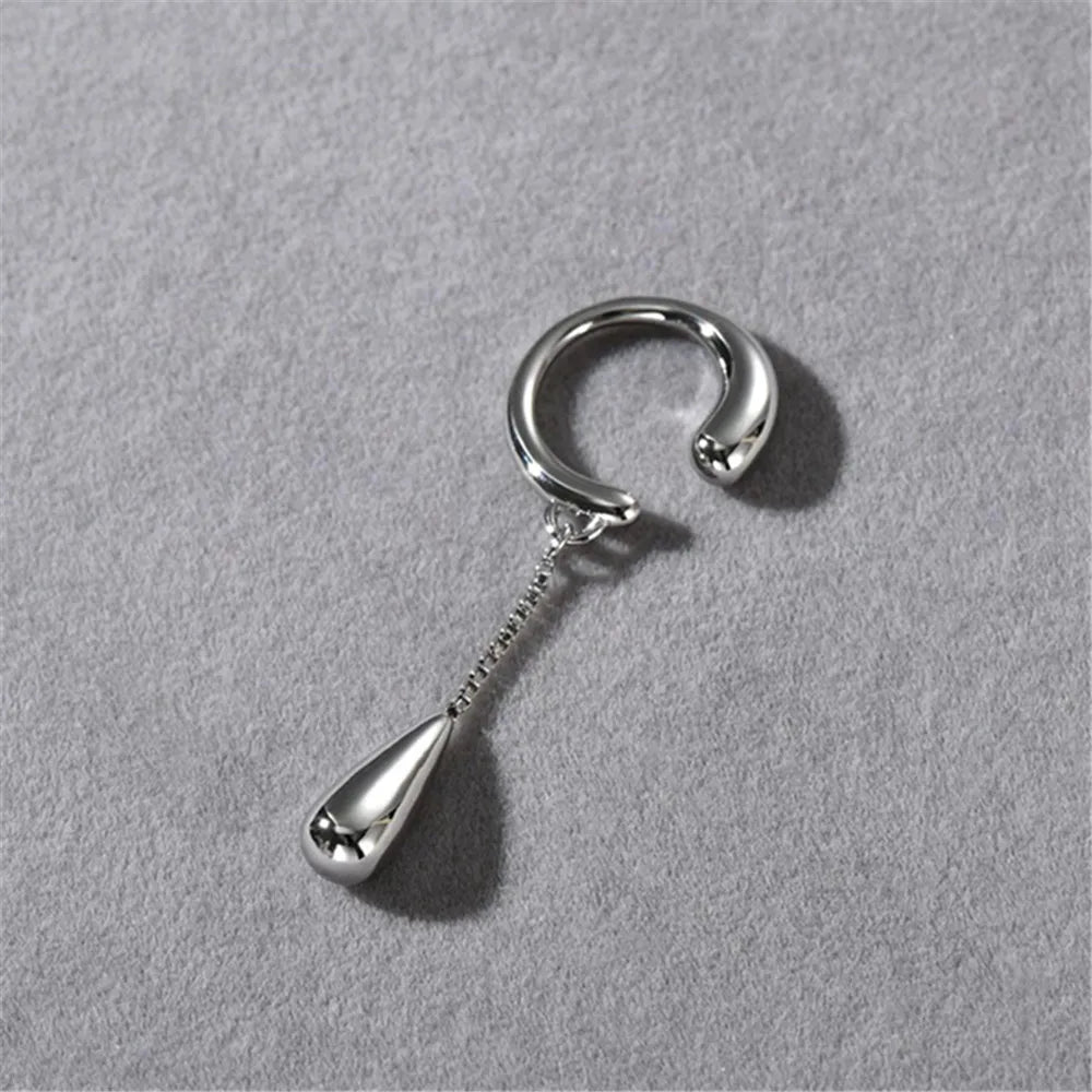 Simple Personality Tassel Drop Pendant Ear Bone Clip New Feminine Exquisite Party Accessories 2024