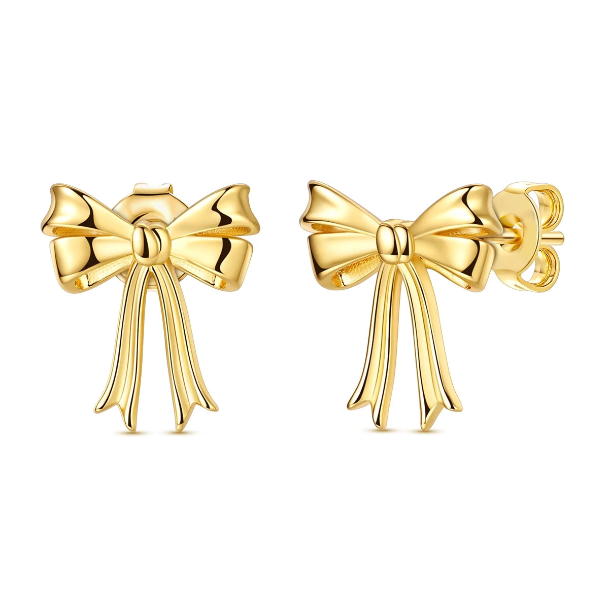 Gold Color Silver 925 Earring For Woman Round Sun Moon Heart Hoop Earring Original Jewelry