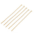 10pcs/lot Stainless Steel Long 8cm Chain Ear Line Earrings for DIY Jewelry Simple Earrings Necklaces Accessories Making Crafts